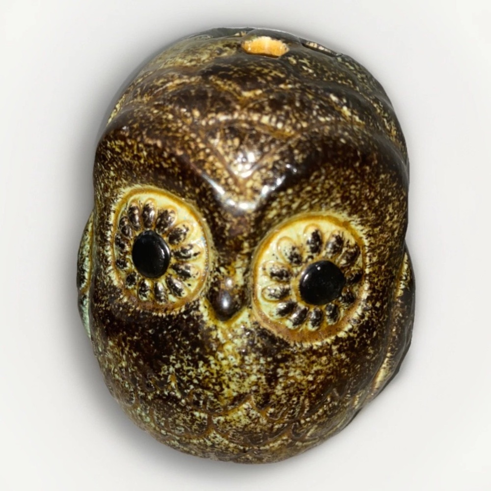 Ceramic Owl Figurine